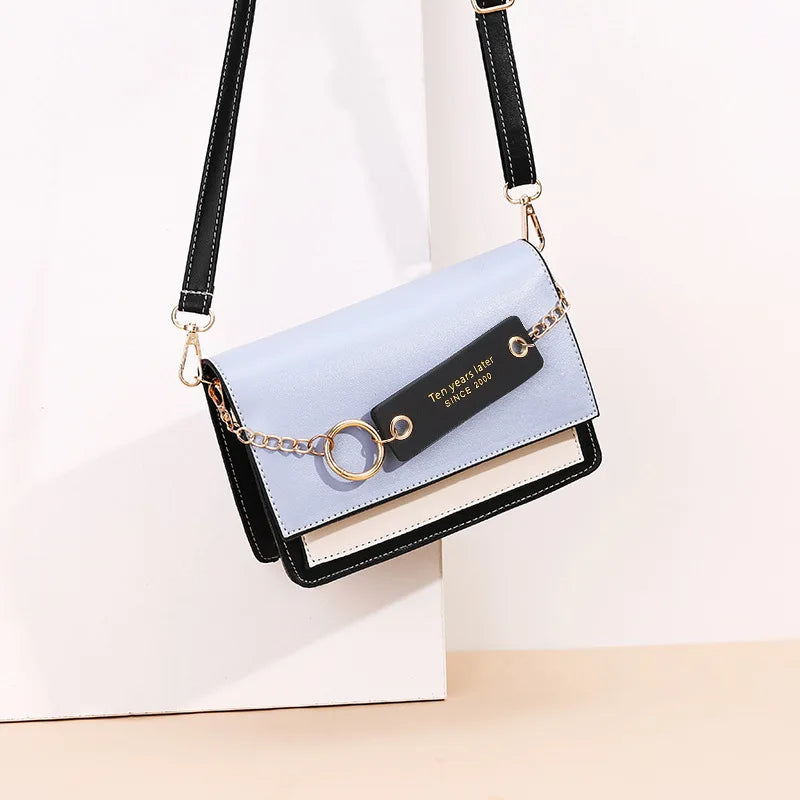Small Flap Handbags Casual Shoulder Messenger Bag PU Leather Sling Bags For Girl