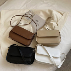Small Shoulder Crossbody Bag for Ladies Pu Leather High Woman Messenger Handbag