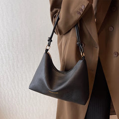 Vintage Soft Leather Handbag Rope Handle Tote Bags Sac A Main Femme Bolsos