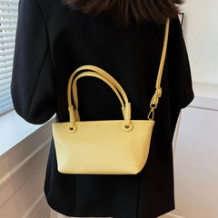 Summer Crossbody Tote Handbags Solid Color Shoulder Bag for Women
