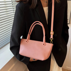 Summer Crossbody Tote Handbags Solid Color Shoulder Bag for Women
