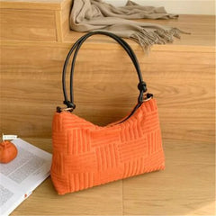 Towel Fabric Cloud Bag Acrylic Chains Women Handbag