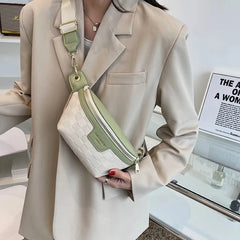 Women Leather Fanny Pack Waist Bag Crossbody Handbag