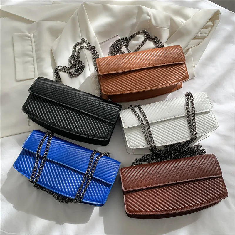 Women Flap Bag Chain Shoulder Bag Crossbody Handbag