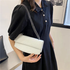 Women Flap Bag Chain Shoulder Bag Crossbody Handbag