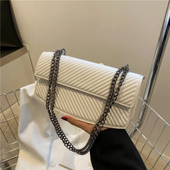 Women Flap Bag Chain Shoulder Bag Crossbody Handbag