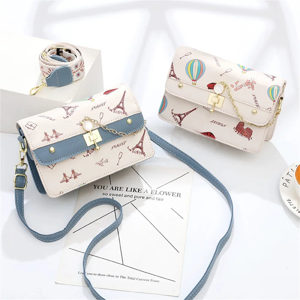 Women Shoulder Bags Pu Ladies Crossbody Bag Handbags