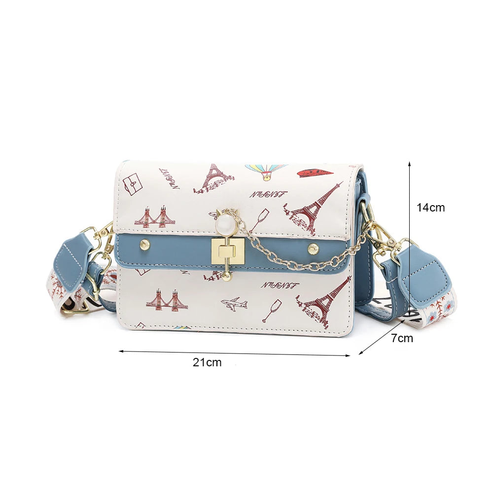 Women Shoulder Bags Pu Ladies Crossbody Bag Handbags