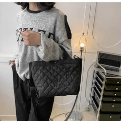 Quilted Sac Nylon Shoulder Crossbody Bag Casual Tote Handbag