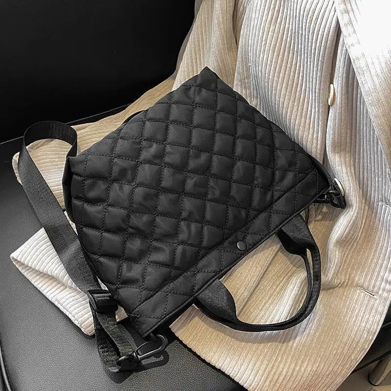 Quilted Sac Nylon Shoulder Crossbody Bag Casual Tote Handbag