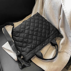Quilted Sac Nylon Shoulder Crossbody Bag Casual Tote Handbag