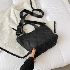 Quilted Sac Nylon Shoulder Crossbody Bag Casual Tote Handbag