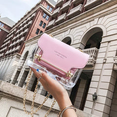 Square PU Leather Messenger Bag