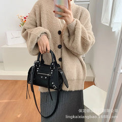Leather Crossbody Bag For Women Satchel Handbag Shoulder Messenger Hobo Bag
