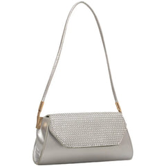 Diamonds Shoulder Bag for Women All-match Underarm Bags Texture Pu Leather