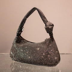 Diamonds Women Shoulder Bags Handbags Baguettes Shape Messenger Bag
