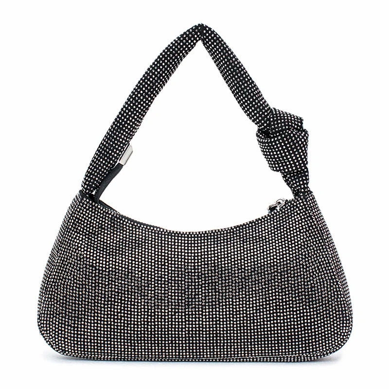 Diamonds Women Shoulder Bags Handbags Baguettes Shape Messenger Bag