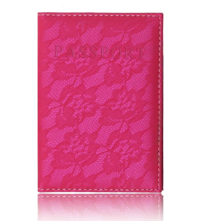 Pink World Universal Travel Passport Cover Holder Case