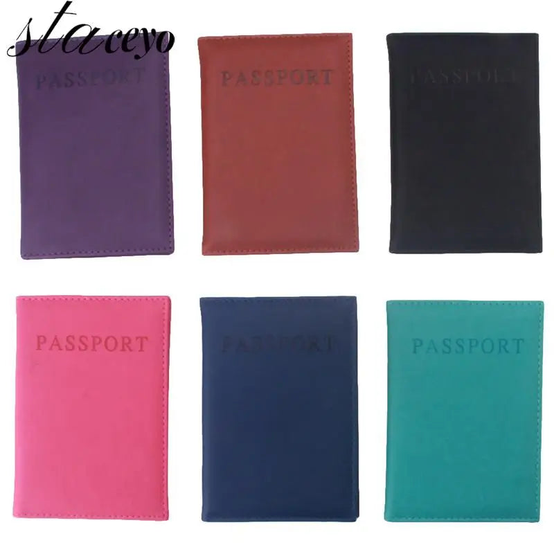 Women Passport Cover World Universal Travel Passport Ticket Holder Cover