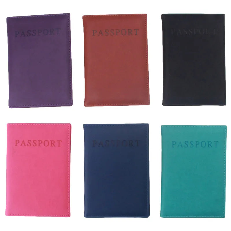Women Passport Cover Universal Travel Ticket Holder Case