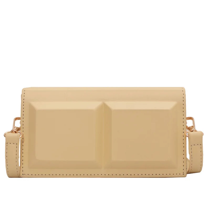 Summer Crossbody Shoulder Bag Women Small Flap Handbag Solid