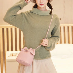 Vintage Bucket Bag Women Crossbody Retro Shoulder Tote