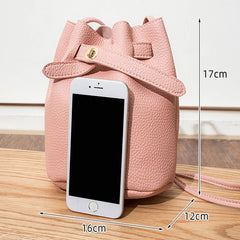 Vintage Bucket Bag Women Crossbody Retro Shoulder Tote