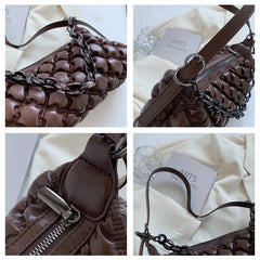 Small PU Leather Women Shoulder Crossbody Bag Winter Handbags Purses