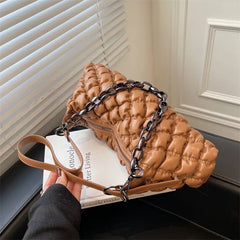 Small PU Leather Women Shoulder Crossbody Bag Winter Handbags Purses