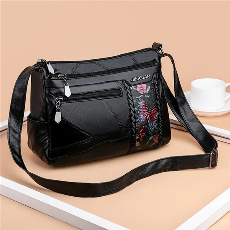 Floral Print Crossbody Bag Women's Shoulder Bag