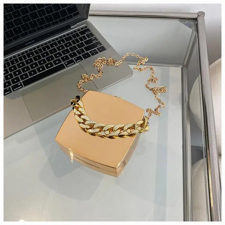 Green Party Clutch for Women Crossbody Bag Lipstick Box Mini Purse Handbag