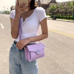 Braided Shoulder Strap Ladies Bag Single Women Shoulder Bag