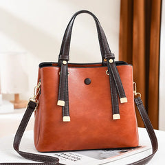 Women's Leather Crossbody Shoulder Bag Purse and Tote