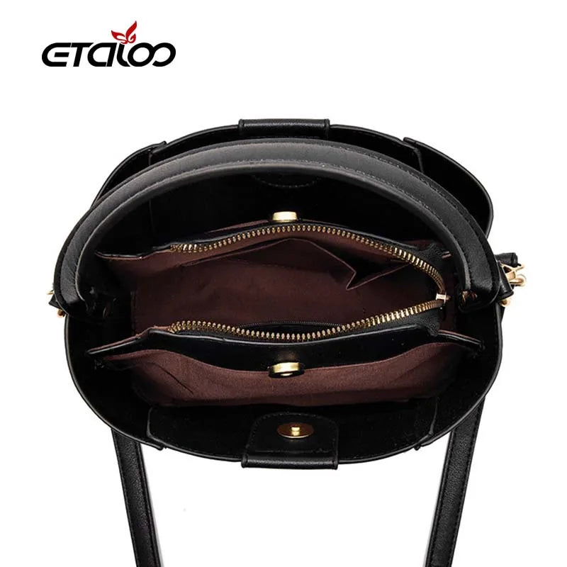 Vintage Leather Women Bag Ladies Hand Bags Genuiges Leather