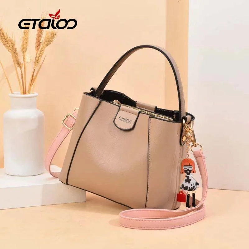 Vintage Leather Women Bag Ladies Hand Bags Genuiges Leather