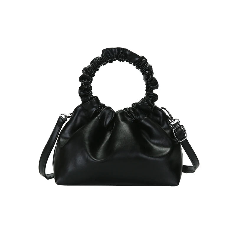 Leather Crossbody Bag Shoulder Pack Retro Handbag Women Clutch