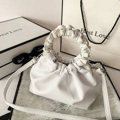 Leather Crossbody Bag Shoulder Pack Retro Handbag Women Clutch