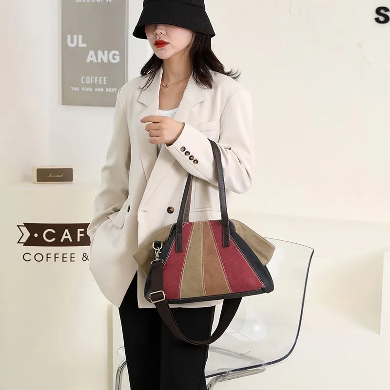 Canvas Crossbody Bag Women's Shoulder Tote Soft Casual Messenger