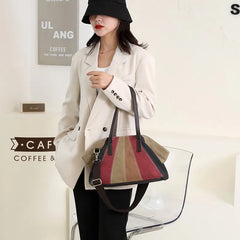 Canvas Crossbody Bag Women's Shoulder Tote Soft Casual Messenger