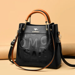 Pu Leather Women Shoulder Bags High Capacity Ladies Crossbody Bag