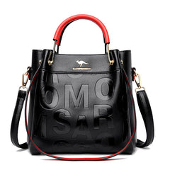Pu Leather Women Shoulder Bags High Capacity Ladies Crossbody Bag