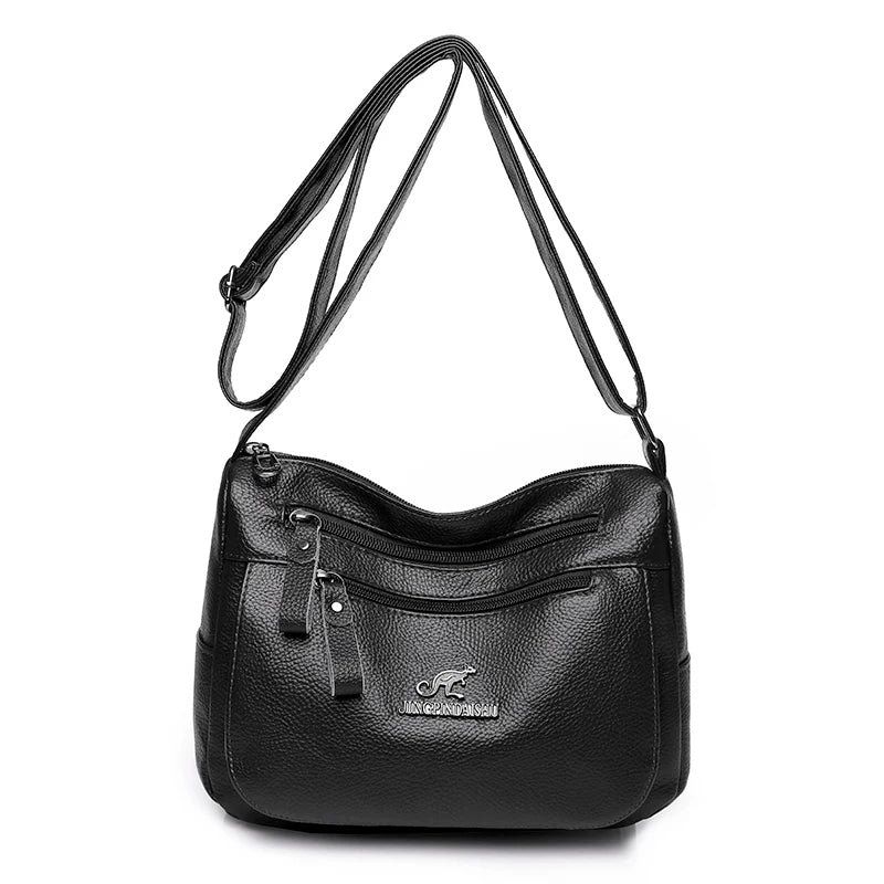 Women Crossbody Bag Tote Shoulder Bag Casual Leather High Bag