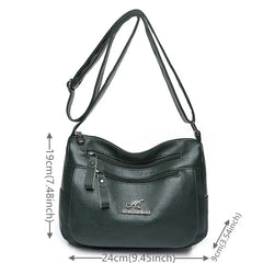 Women Crossbody Bag Tote Shoulder Bag Casual Leather High Bag