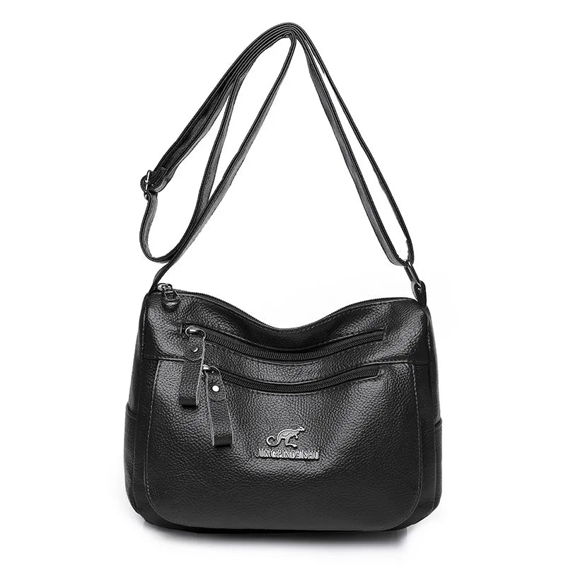 Women Crossbody Bag Tote Shoulder Bag Casual Leather High Bag