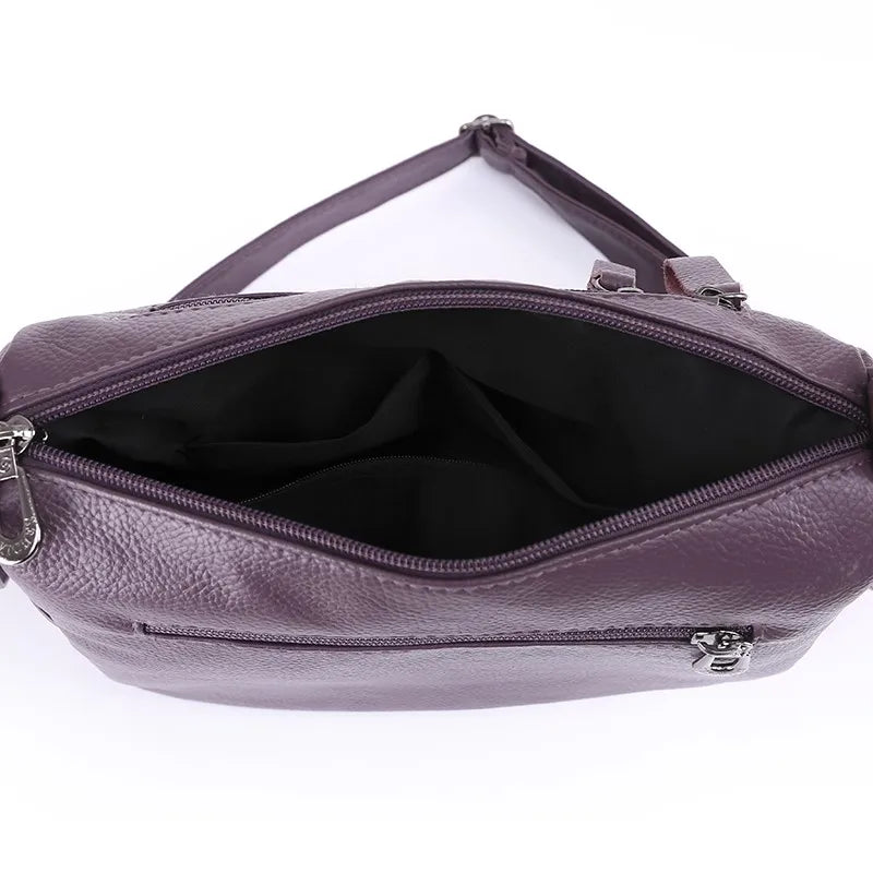 Women Crossbody Bag Tote Shoulder Bag Casual Leather High Bag