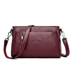 Leather Crossbody Bag for Women Shoulder Bags Ladies Handbags and Purses