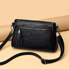 Leather Crossbody Bag for Women Shoulder Bags Ladies Handbags and Purses