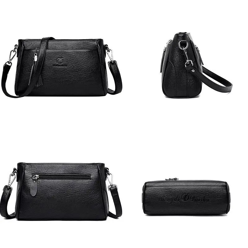 Leather Crossbody Bag for Women Shoulder Bags Ladies Handbags and Purses