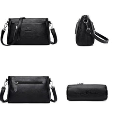 Leather Crossbody Bag for Women Shoulder Bags Ladies Handbags and Purses