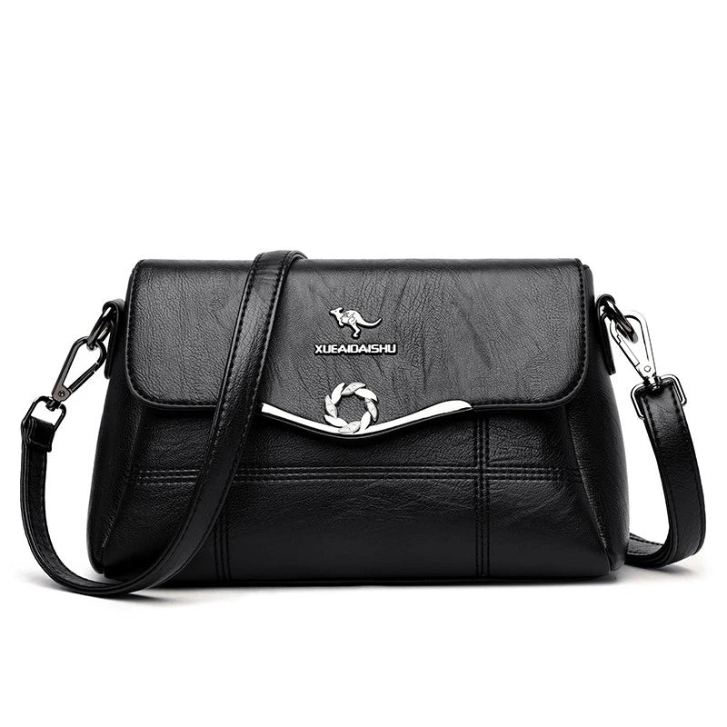 Leather Shoulder Bags for Women Ladies Crossbody Messenger Women Bags